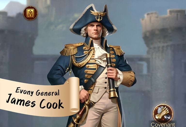 Evony Epic Historic General James Cook