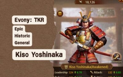 Evony General Kiso Yoshinaka